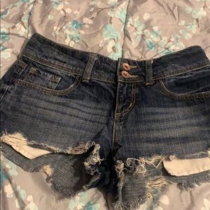 REFUGE mini jean shorts